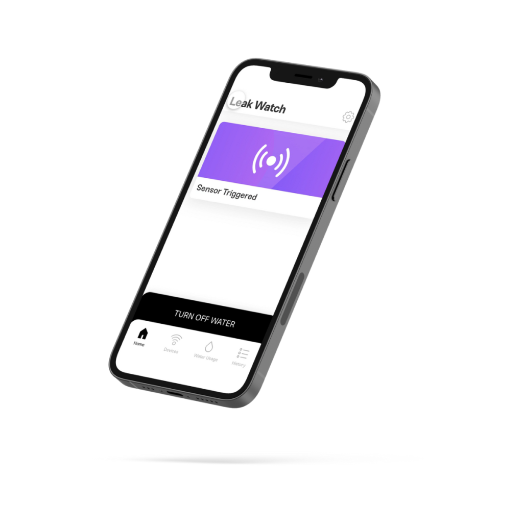 Leak Watch Leak Sensor Notification